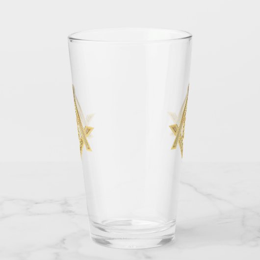Masonic Golden Rush Glas (Rechts)