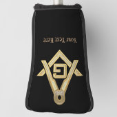 Masonic Golden Rush Golfheadcover (Draai 90)