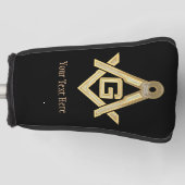 Masonic Golden Rush Golfheadcover (Voorkant)