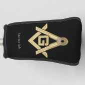Masonic Golden Rush Golfheadcover (Voorkant)