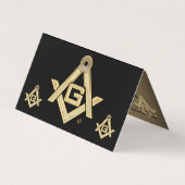 Masonic Golden Rush Visitekaartjes (Voorkant)