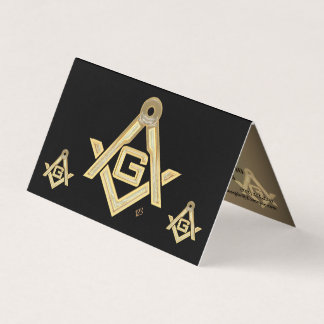 Masonic Golden Rush Visitekaartjes