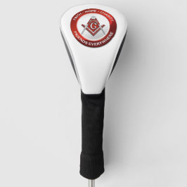 Masonic Golf Head Cover Red