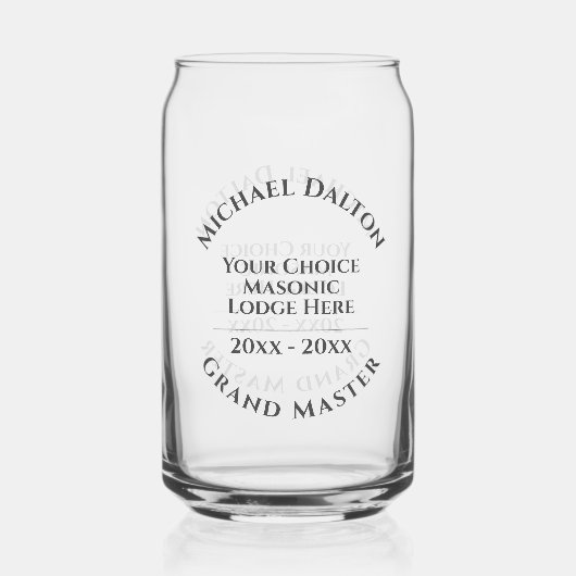 Masonic Grand Master (Verso)