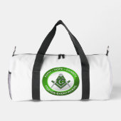 Masonic Gym Bag Green Plunjezak (Achterkant)