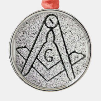 Masonic Kerstmis Metalen Ornament