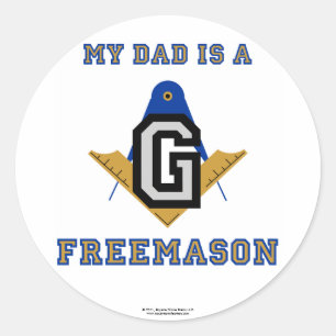 Masonic Kinder - Ronde Sticker