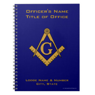 Masonic Lodge-laptop met moderne stijl Notitieboek