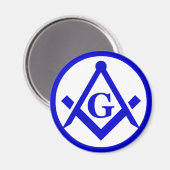 Masonic Lodge Magneet (Voorkant / Achterkant)