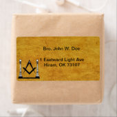 Masonic Mailing Label (Insitu)