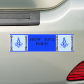 Masonic, Masonic, TOONT JE ... Bumpersticker (Op auto)
