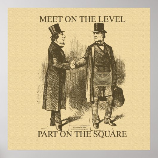 Masonic Meeting Poster (Voorkant)