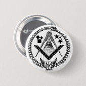 Masonic Memorabilia Ronde Button 5,7 Cm (Voorkant /achterkant)