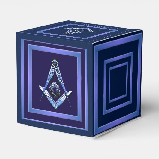 Masonic Minds (blauw) Bedankdoosjes (Achterkant)