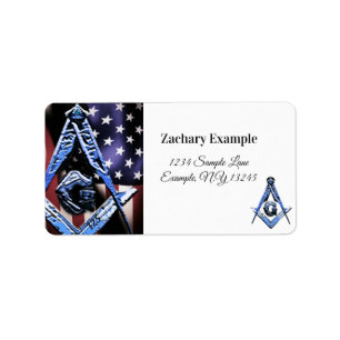 Masonic Minds (BLAUW)Nederland Etiket