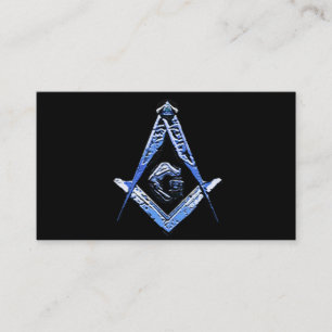Masonic Minds (blauw) Visitekaartje