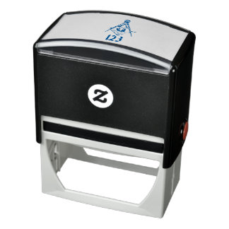 Masonic Minds (blauw) Zelfinktende Stempel