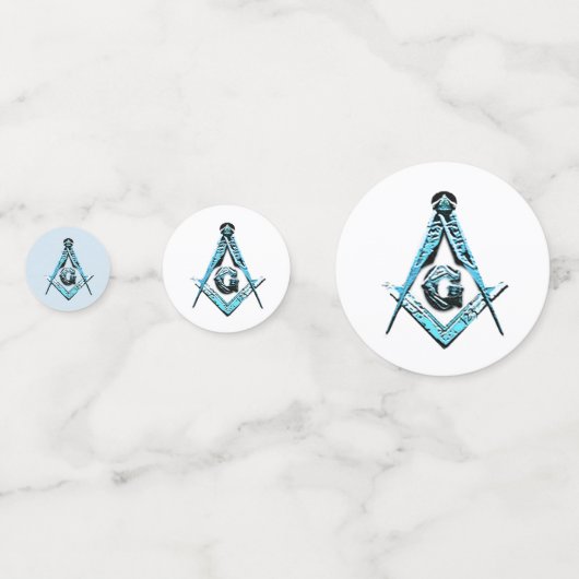 Masonic Minds (BrightBlue) Confetti (Voorkanten)