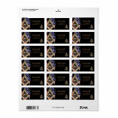 Masonic Minds (geelachtig) Etiket (Full Sheet)