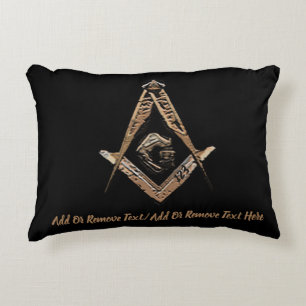 Masonic Minds (Golden) Accent Kussen