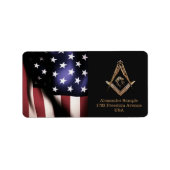 Masonic Minds (Golden) Etiket (Voorkant)