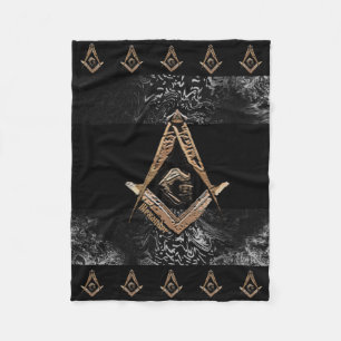 Masonic Minds (Golden) Fleece Deken