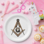 Masonic Minds (Golden) Papieren Bordje (Feest)