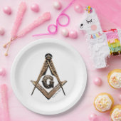 Masonic Minds (Gouden Bruin) Papieren Bordje (Feest)