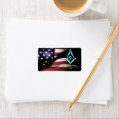 Masonic Minds (LBrightBlue) Etiket (Insitu)