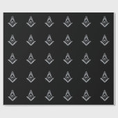 Masonic Minds (Silvery) Cadeaupapier (Vlak)