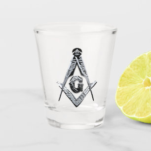 Masonic Minds (Silvery) Shot Glas
