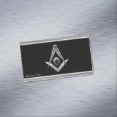 Masonic Minds (Silvery) Visitekaartje Magneet (Voorbeeld)