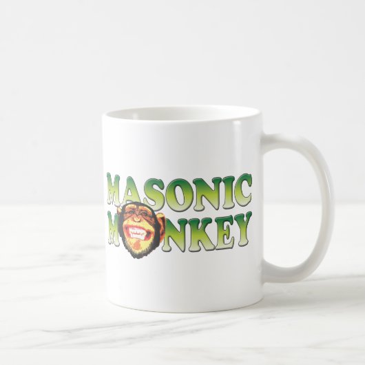 Masonic Monkey Koffiemok (Rechts)