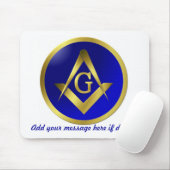 Masonic Mousemat Muismat (Met muis)