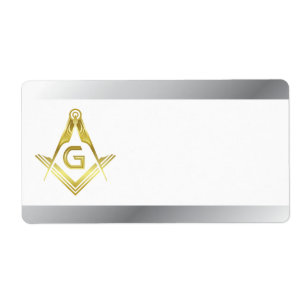 Masonic Name Tag stickers en labels