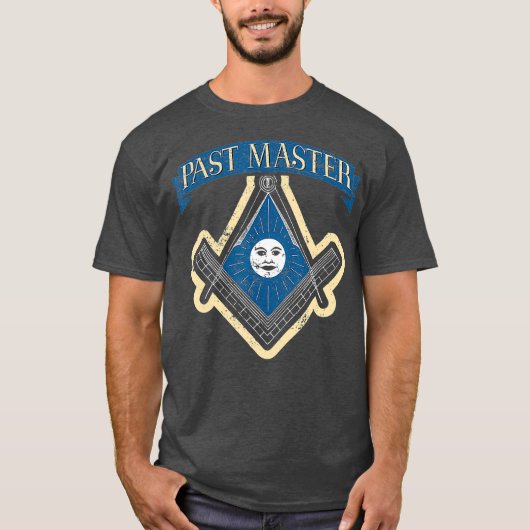 Masonic Past Master  Freemason Past Master Gift T-shirt (Voorkant)
