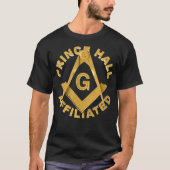 Masonic PHA Prince Hall Affiliated Square T-shirt (Voorkant)