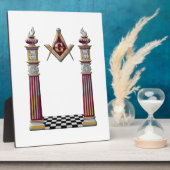 Masonic Pillars Fotoplaat (Zijkant)