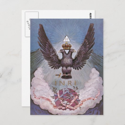  Masonic Print Briefkaart (Voorkant / Achterkant)