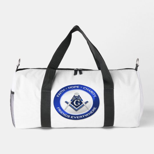Masonic Print Gym Bag Plunjezak (Achterkant)