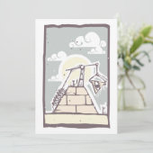 Masonic Pyramid-uitnodigingen Kaart (Staand voorkant)