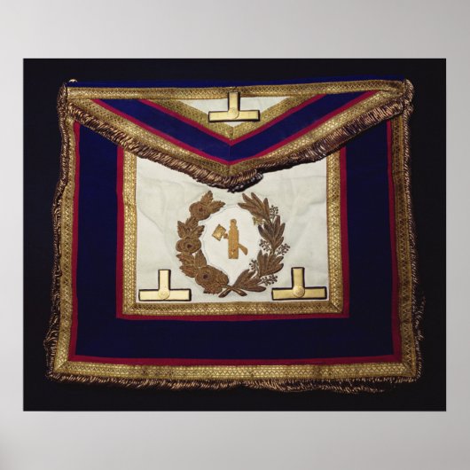 Masonic Regalia van de Orde van Turijn Poster (Voorkant)