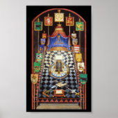 Masonic Royal Arch Tracing Board - Middelgroot Poster (Voorkant)
