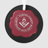Masonic sceau de cire (dos)