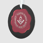 Masonic sceau de cire (devant)