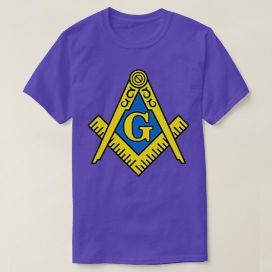 Masonic Shirt Square Compass Embleem (Design voorkant)