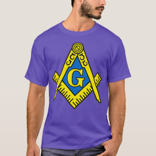 Masonic Shirt Square Compass Embleem