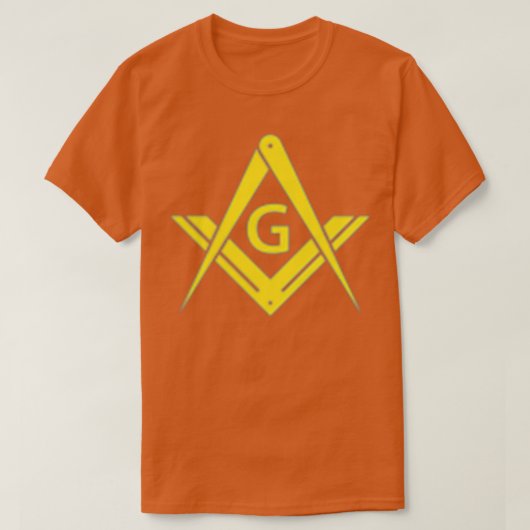 Masonic Shirt Square Compass Freemason (Design voorkant)