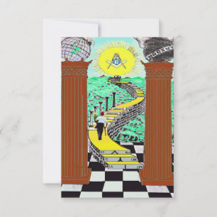 Masonic Shriners Invitation Kaart