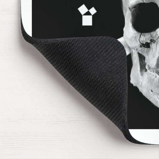 Masonic Skull & Botten, Square and Compass, Trowel Muismat (Hoek)